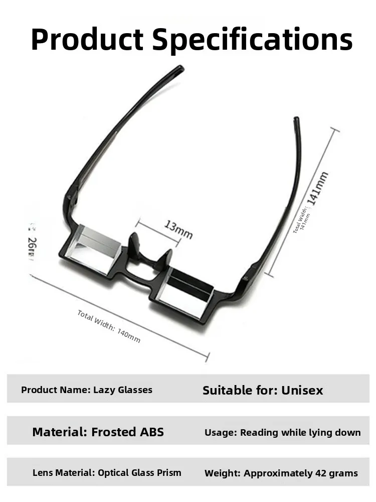 نظارات للكسالى لمشاهدة الهاتف والتلفزيون في السرير، مريحة وعصرية ومتعددة الاستخدامات، مناسبة لجميع أشكال الوجه، بسعر أقل من ...