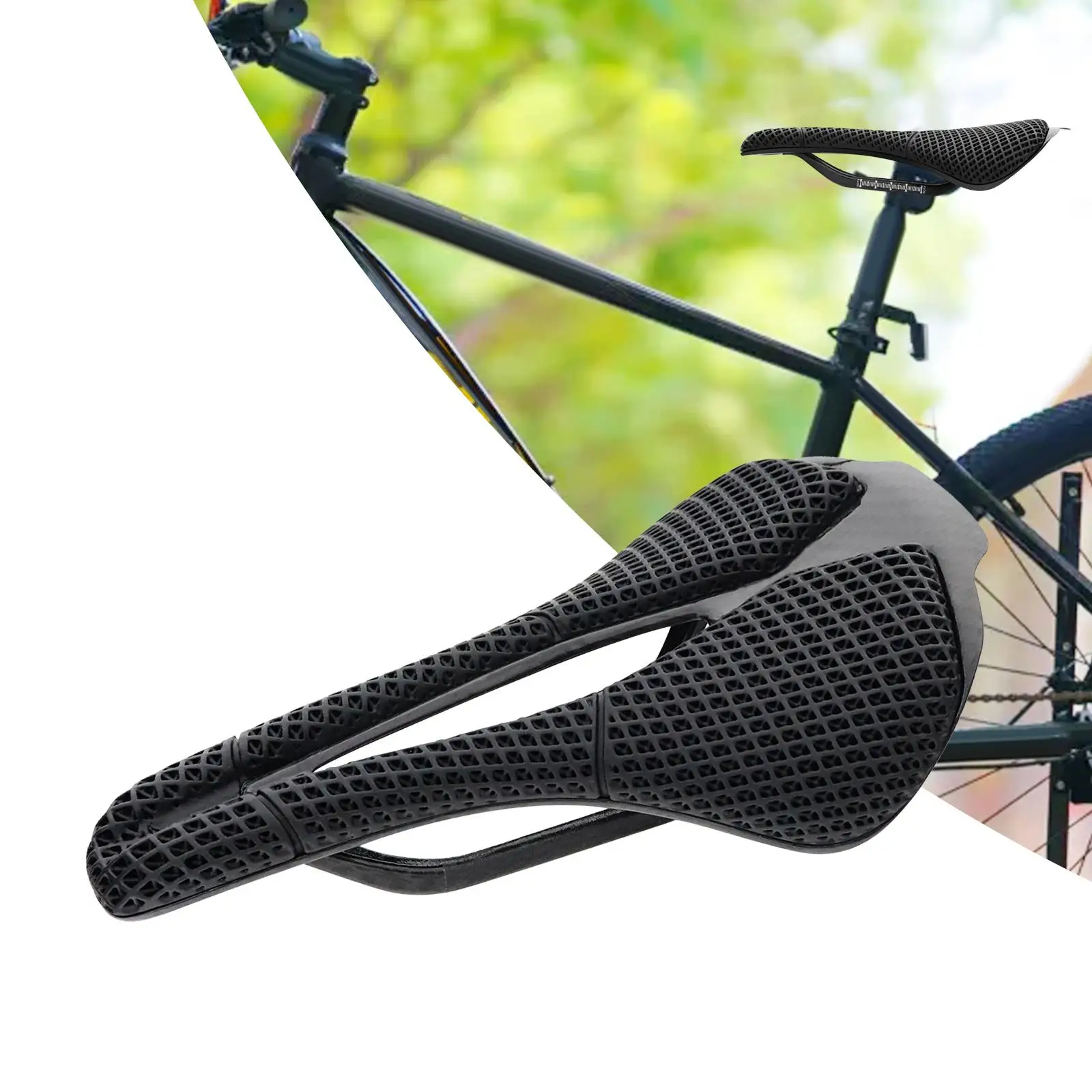 

3D Printed Bike Seat,Bicycle Seat,Bicycle Accessories,Seat Cushion,Light Bike Seat Pad,Bicycle Saddle,for Road Bike,Women,Men