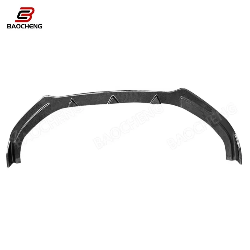 RS Style Real Carbon Fiber Front Bumper Lip Splitter Diffuser Spoiler Front Shovel for Audi A3 S3 Sline 2017 2018 2019