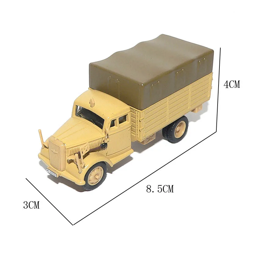 1/72 New Arrival Special Price Diecast Metal Classic German Truck Model Furniture Display Collection Toys For Children