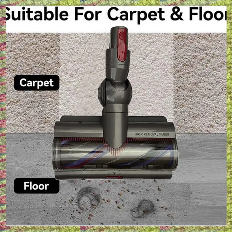 

ABKB Quick-Release Direct Drive Brush Head For Dyson V7 V8 V10 V11 V15 Vacuum Cleaner Parts For Hard Floor Suction Adjustment Sl