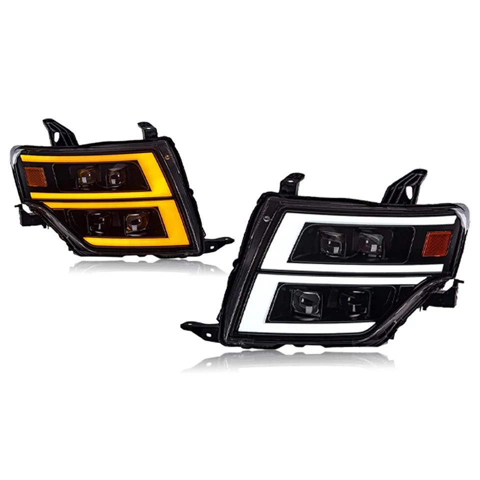 車用LEDヘッドライト,パジェロv93,v97,v87,2009-2021用ヘッドライト