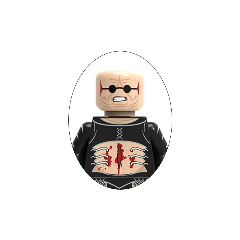 مكعبات بناء Hellraiser شخصيات الحركة الصغيرة نموذج الطوب تجميع ألعاب هدايا الأطفال #5