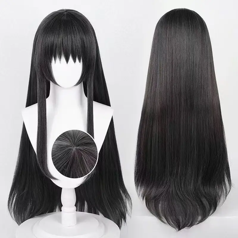 

Azhi Shop Xiao Mei Yan Magical Girl Madoka Magica Длинные прямые волосы Magical Girl Xiao Mei YancosBlack