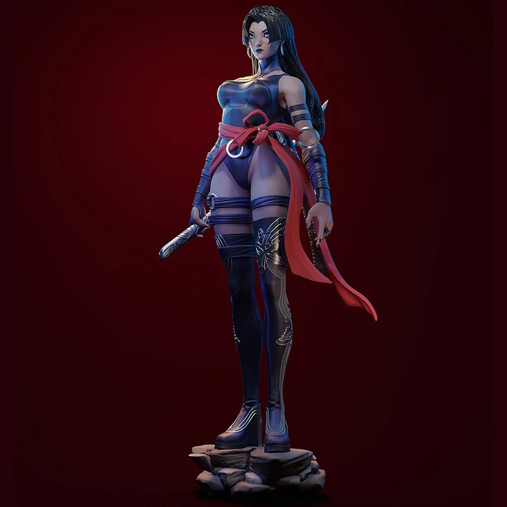 

1/24 3d Printing Model Kit Sexy Butterfly Girl NSFW Anime Figure Model Kit DIY Miniature Reduction Statue Unpainted Toys