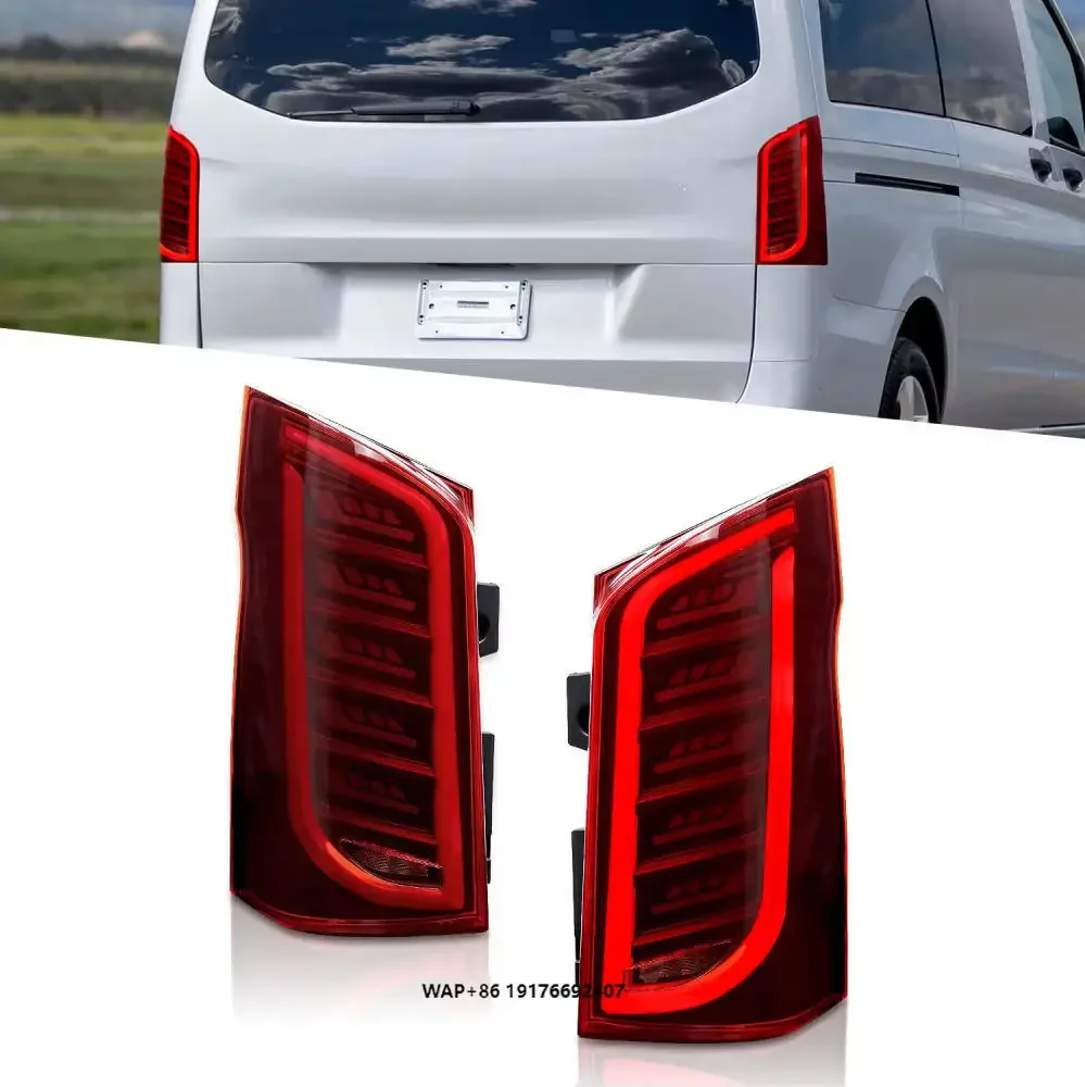 

Новые красные обновленные светодиодные задние фонари для V-Class VITO V250 V260 W447 2014-2020
