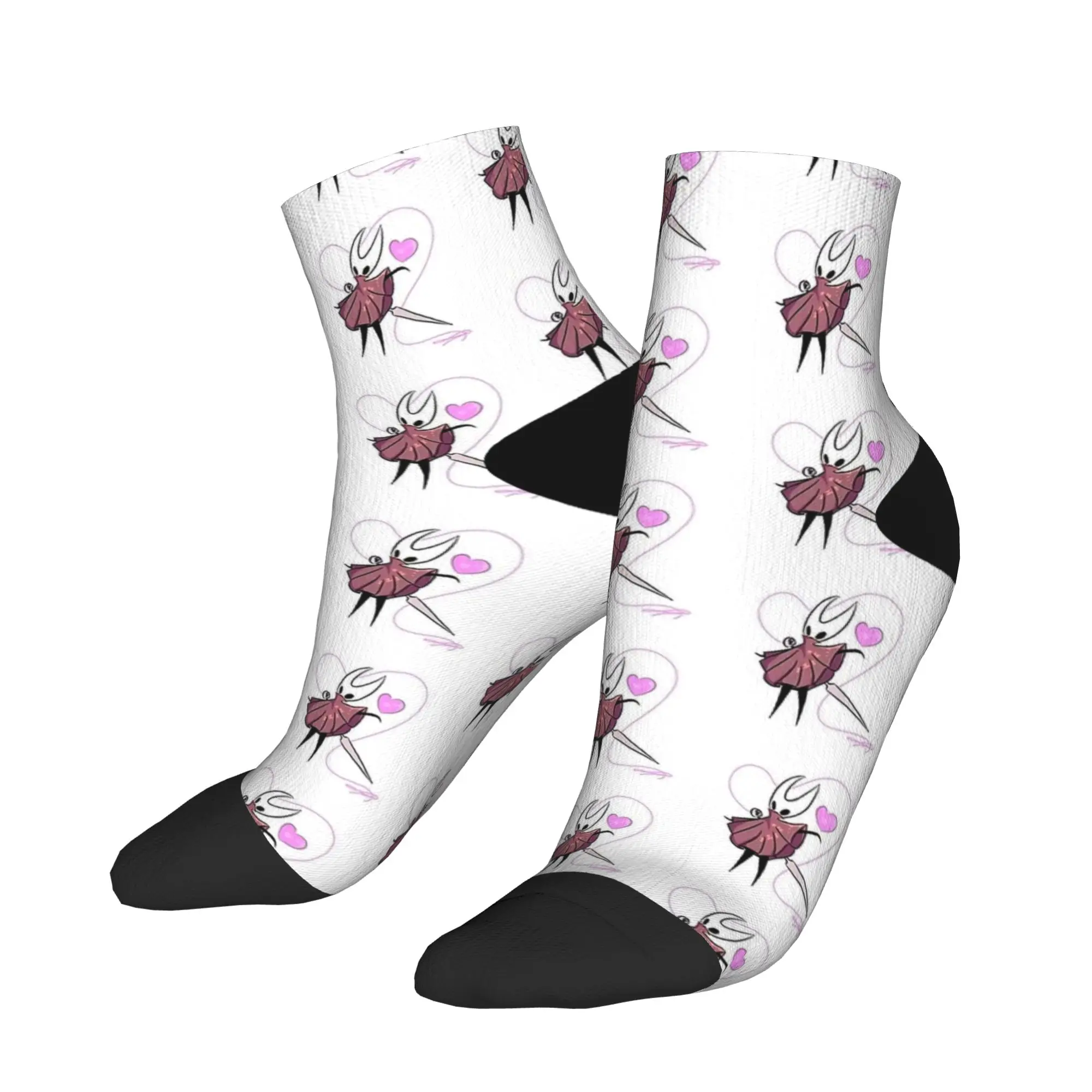 Hollow Knight Anime Hornet Ankle Socks Funny Quality Casual Socks Summer Running Sports Design Non Slip Sock For Couple Gift