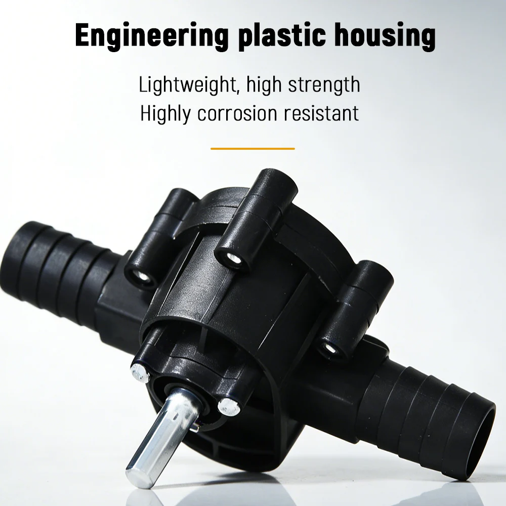 Household Electric Drill Pump Self-Priming Portable Hand Small Water Pump Driven By Electric Drill Home/Garden/Outdoor Tool