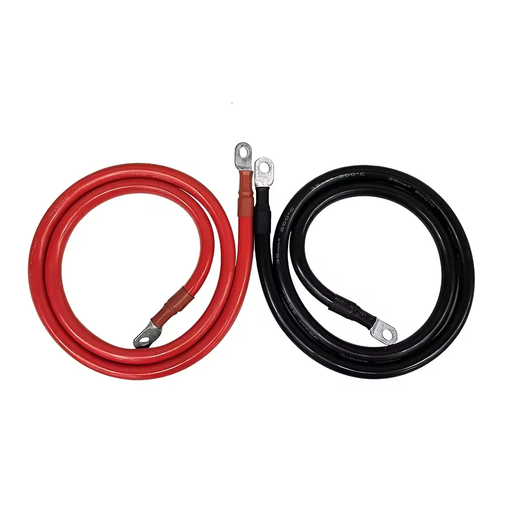 Power Wires Lifepo4 Battery Inverter 200A 35mm Metal 51.2V 300AH Home Appliance 1m Plug Connection Cable