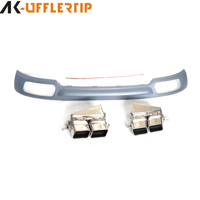 

Suitable for BMW 730li740 modified 760 bilateral four-way square exhaust pipe rear lip tail throat tail nozzle kit