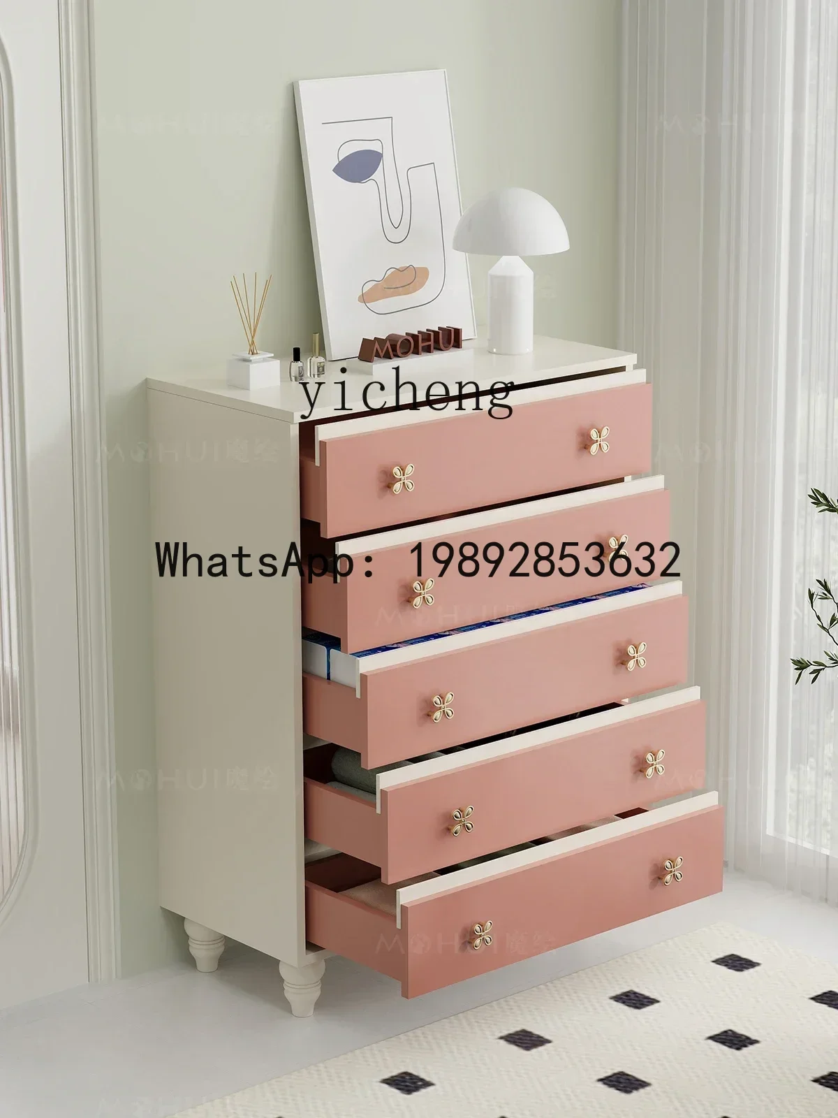 bedside chest of drawers bedroom locker living room brown decorative entrance cabinet