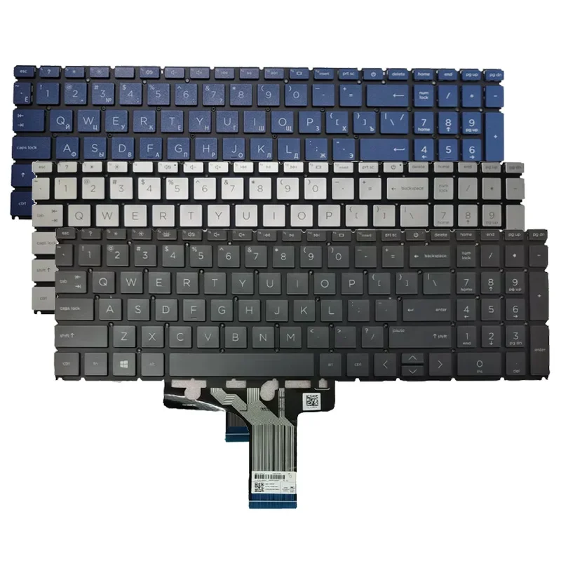 

Поп-новинка для HP Pavilion 15-EG 15-EH TPN-Q246 TPN-Q245, испанская/британская/американская/российская/французская клавиатура для ноутбука