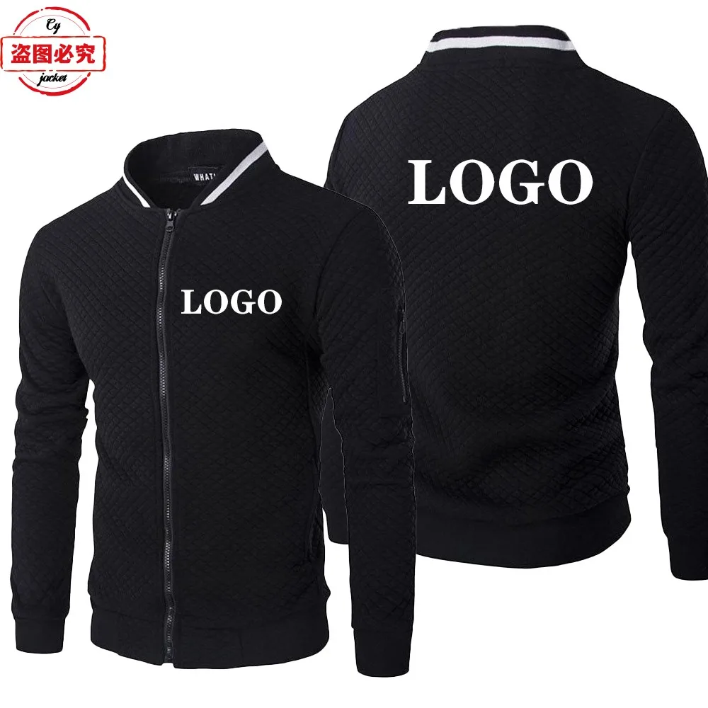 Racing Suit Custom Printed Logo Motorcycle Jacket Loose Long Sleeve Men's Top Stand Collar Jacket Team Work Clothes