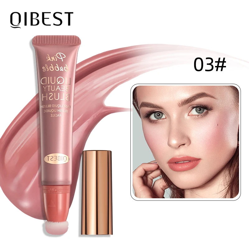 Watercolor Liquid Blush 5 Shades For A Radiant And Sculpted Look Makeup Korean Make Up Highlight Cosmetics Flower Knows Women