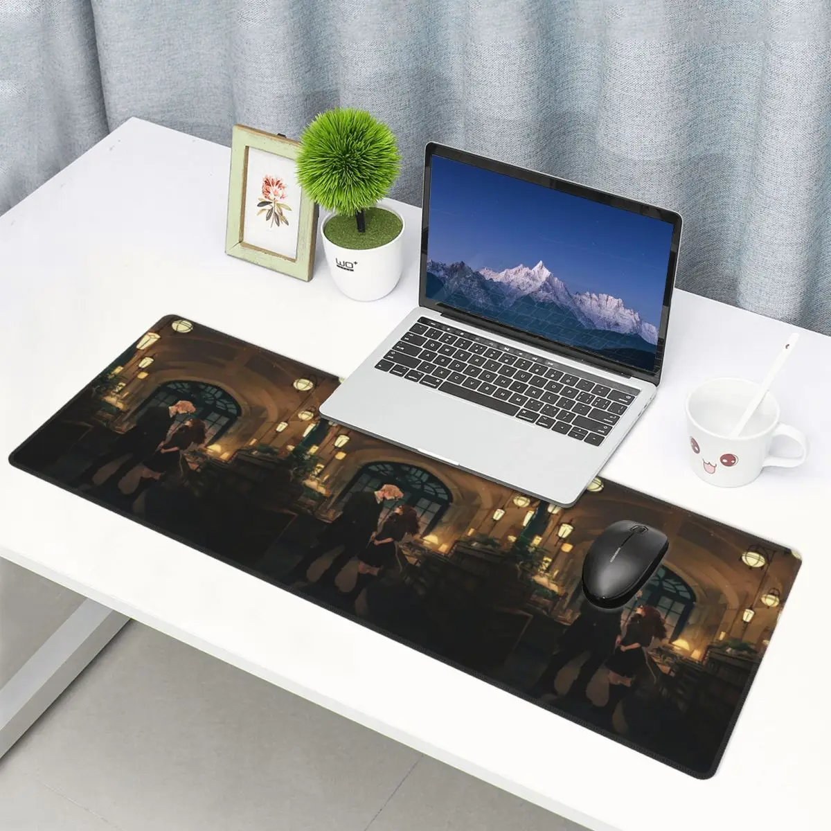 Large Mouse Pad Dramione At The Library Gamer PC Laptop Mats Keyboard Carpet Computer Gaming Office Accessories Desk Mat