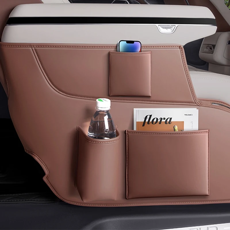 ل BYD M9 2025 الداخلية الصف الثاني مقعد الجانب الحدود ركلة الوسادة الملحقات الداخلية الجلدية