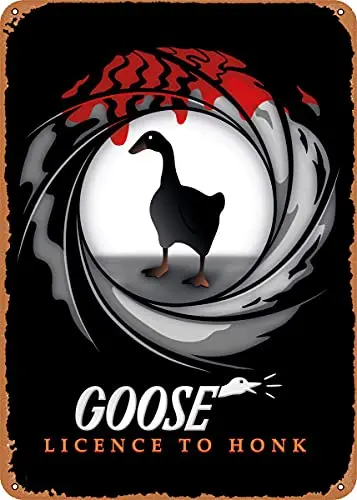 Goose Agent Vintage Look Metal Sign Art Prints Retro Gift 8x12 Inch