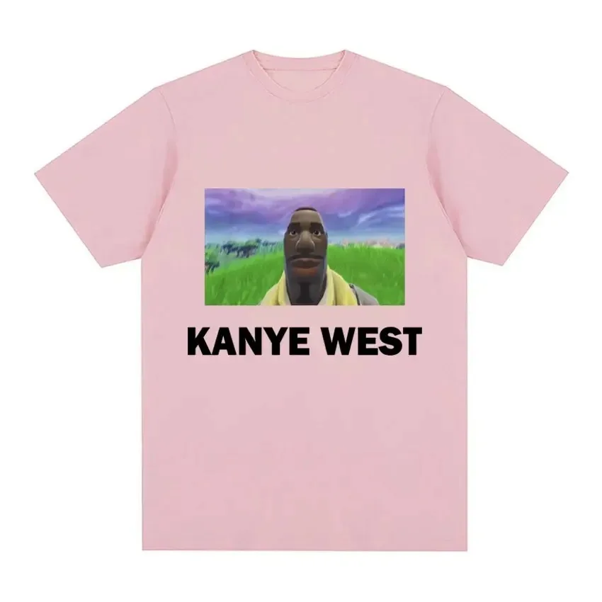 Lucu Kanye West Meme T Shirt Grafis pra Wanita Hip Hop Gaya Humor T Shirt Mode Vintage longan Pendek koszulka Streetwear