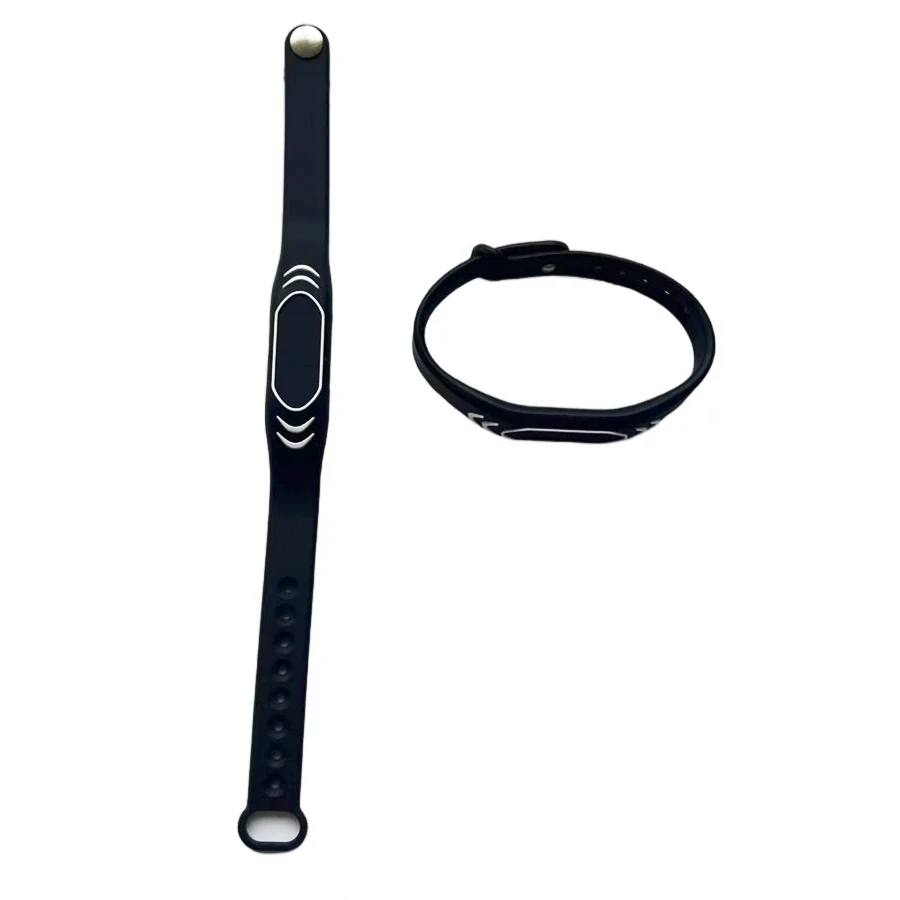 1Pcs 125khz ID Silicone Read Only Wristband Keyfob Smart Tag EM4100 TK4100 RFID Bracelet Waterproof Access Control Card