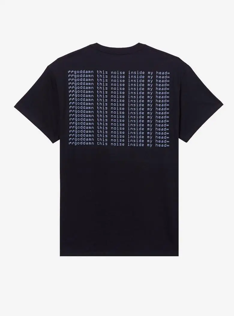 Nine Inch Nails Goddamn This Noise T-Shirt Rock Punk Cotton Print Short Sleeve Harajuku Retro Casual Streetwear Unisex