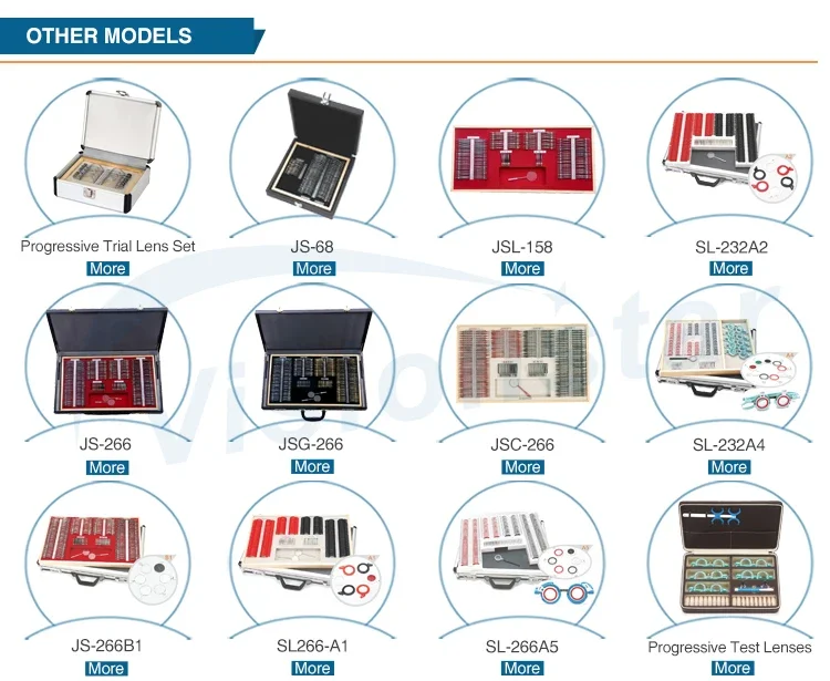 JSL-104 China Ophthalmic Optometry Metal Rings Trial Lens Set with Good Price