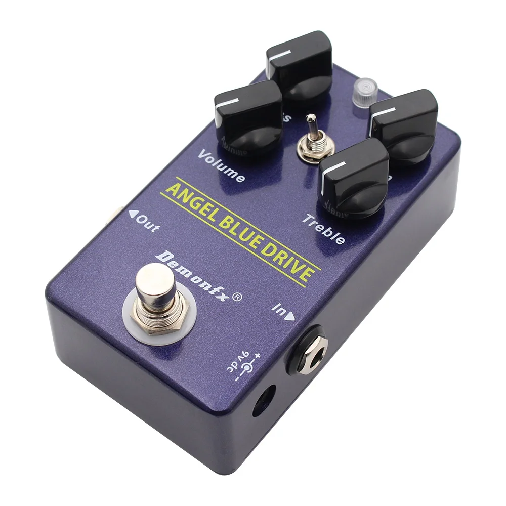 Demonfx ANGEL BLUE DRIVE Guitar Effect Pedal Overdrive With Two mode Toggle Switch Clone TIMMY Overdrive V2.0