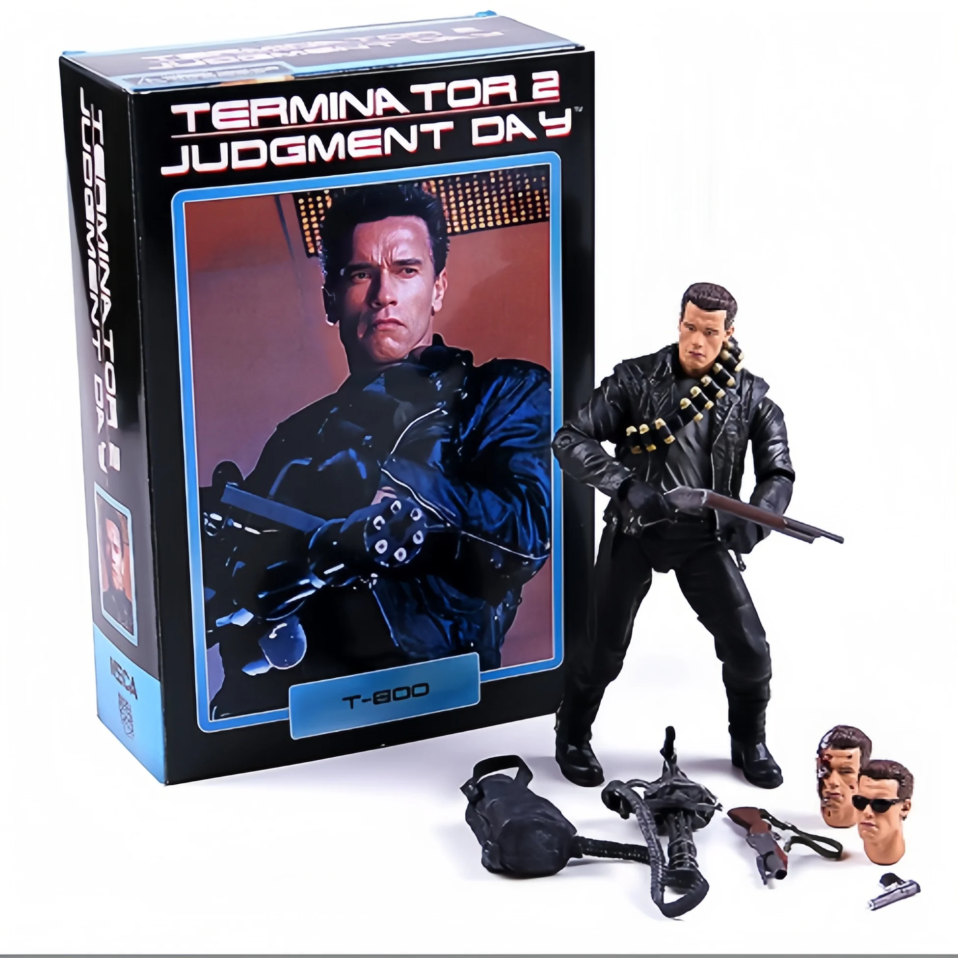 Neca T-1000 T-800 Motorcycle Cop Terminator 2 Judgement Day Collector'S 7