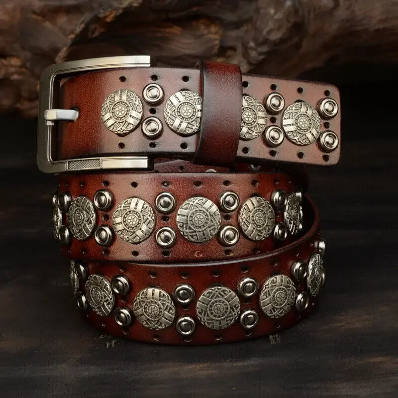 genuine-leather-belt-men-motorcycle-heavy-metal-rivet-punk-luxury-belts-unisex