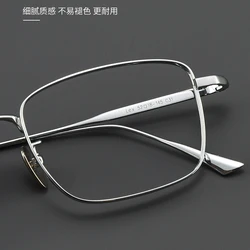 High Quality Titanium Optical Computer Glasses Frame Men Women Vintage Ultralight Rectangle Eyeglasses Luxury Brand Eyewear