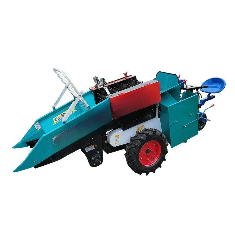 Ride-on water-cooled automatic corn peeling rate high agricultural corn harvester