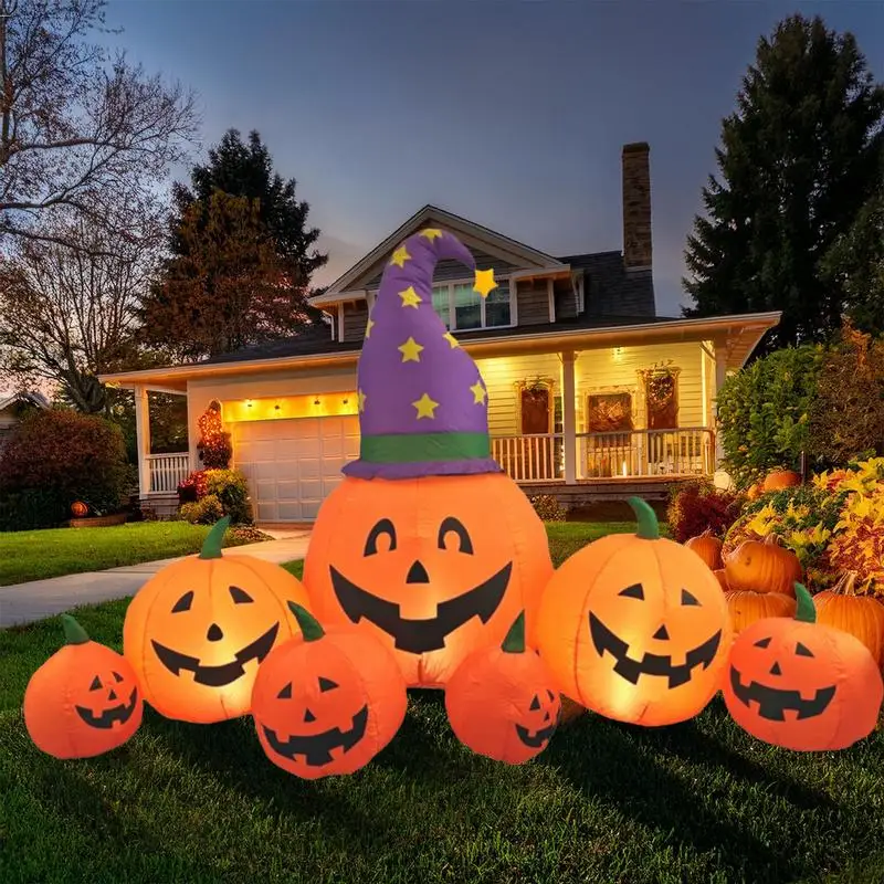 

Halloween Inflatable Pumpkins for Yard LED Inflatables Halloween Inflatables Outdoor Decorations Pumpkin Blow Ups Pumpkin Decor