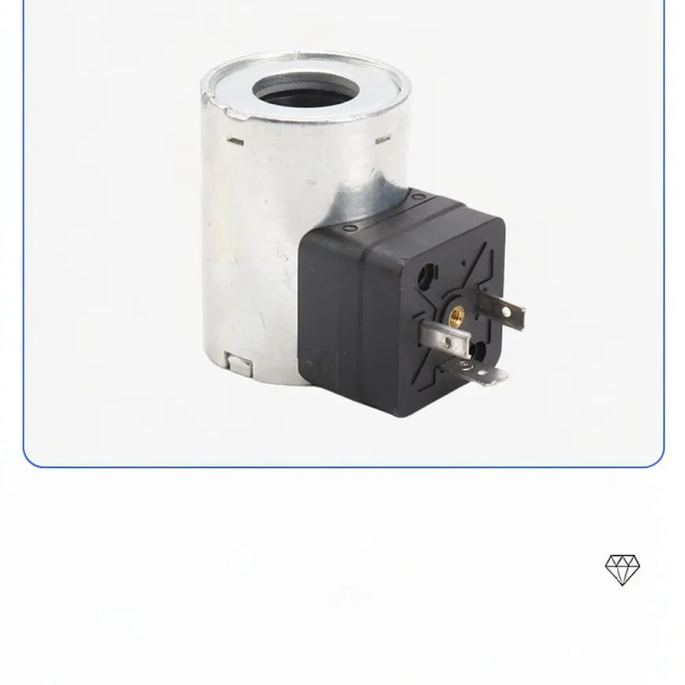 Industrial Hydraulic Valve Solenoid Coil 19mm Hole 51mm Height For Excavator Loader Equipment Durable Replacement Accessory