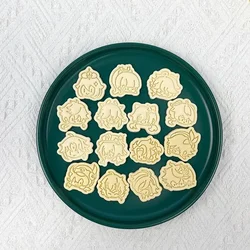 Game Impact Mini Wanderer Cake Tool Cookie Cutter Christmas Cutters Biscuit Stamp Fondant Mould Venti Baking Sugarcraft Molds