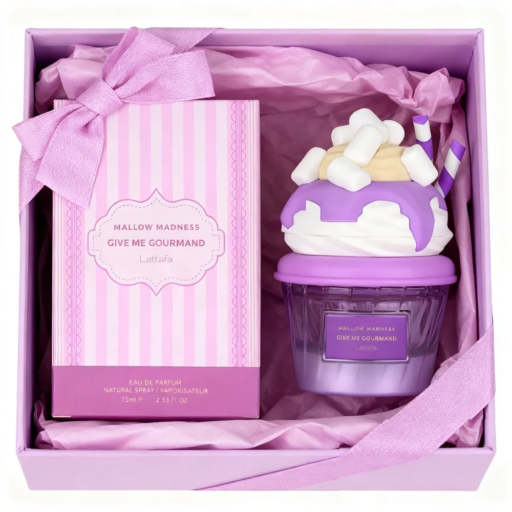 

Lattafa Delicious Food Blended Parfum 75ml Delicious Vanilla Caramel Accord Salted Caramel Whipped Pleasure Give Me Gourmand