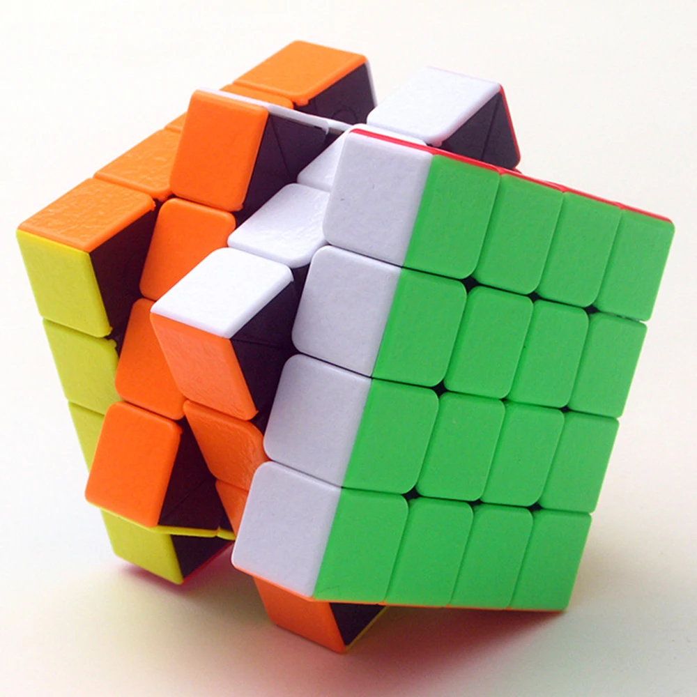 Smooth 4*4 ShengShou GEM Speed Hungarian Magic Cube Sengso 4x4x4 Stickerless Mix Colored Puzle Four by Four Multicolor Six Sided