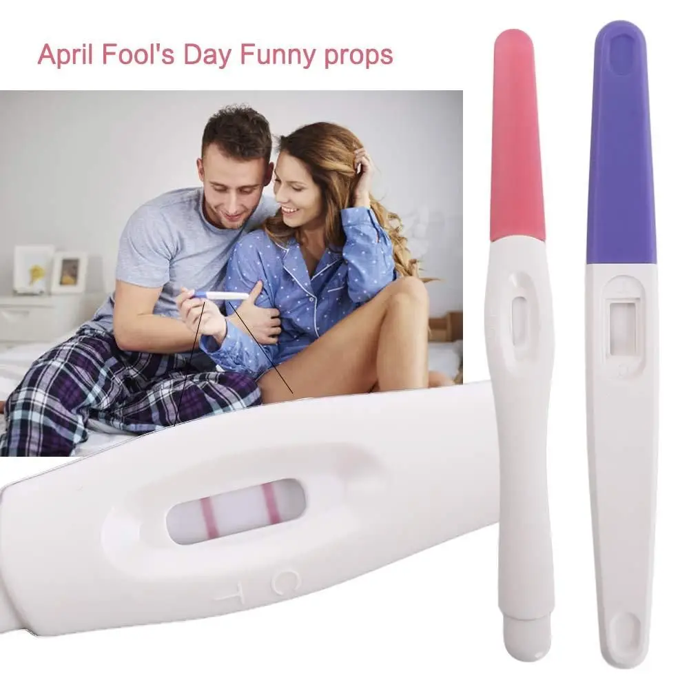 Day Women Men Prank Joke Boyfriend Toy Pregnancy Test Trickys Practical Jokes Pregnancy Test Positive Fake Pregnancy Test