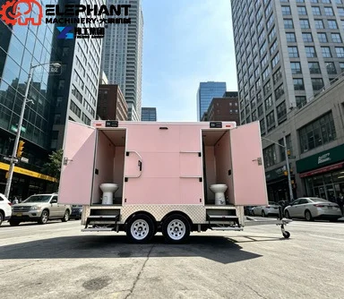 Portable Shower Toilet With Trailer For Construction And Outdoor Events Toilet Portable For Camping