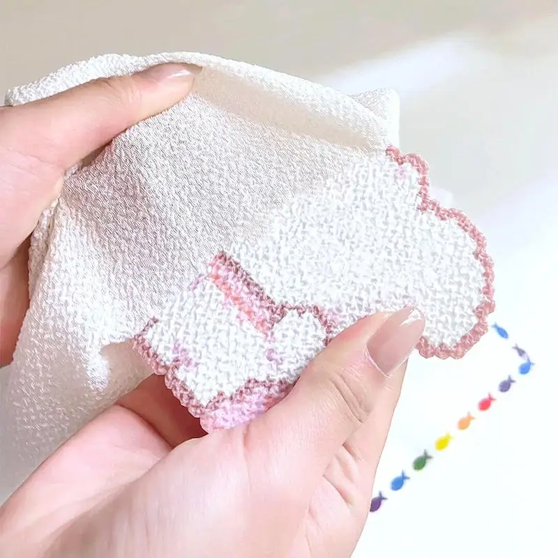 Flash Ironing Cloth Towel Texture Fabric Reusable Adient Perler Beads Baking Cloth Heatproof Mat DIY Handmade Accessories