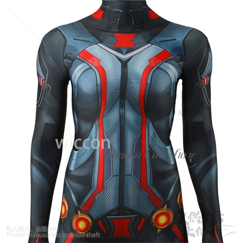 Наташа аниме игра Rivals косплей костюм комбинезон сексуальный красный черный панк боди Хэллоуин карнавальный костюм для вечеринки Cos 코스프레