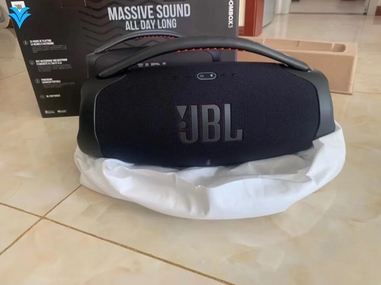 JBL BOOMBOX 3 Portable Speaker Deepest Bass Outdoor Party  BOOMBOX 2 Massive Sound IPX7 Waterproof Speaker