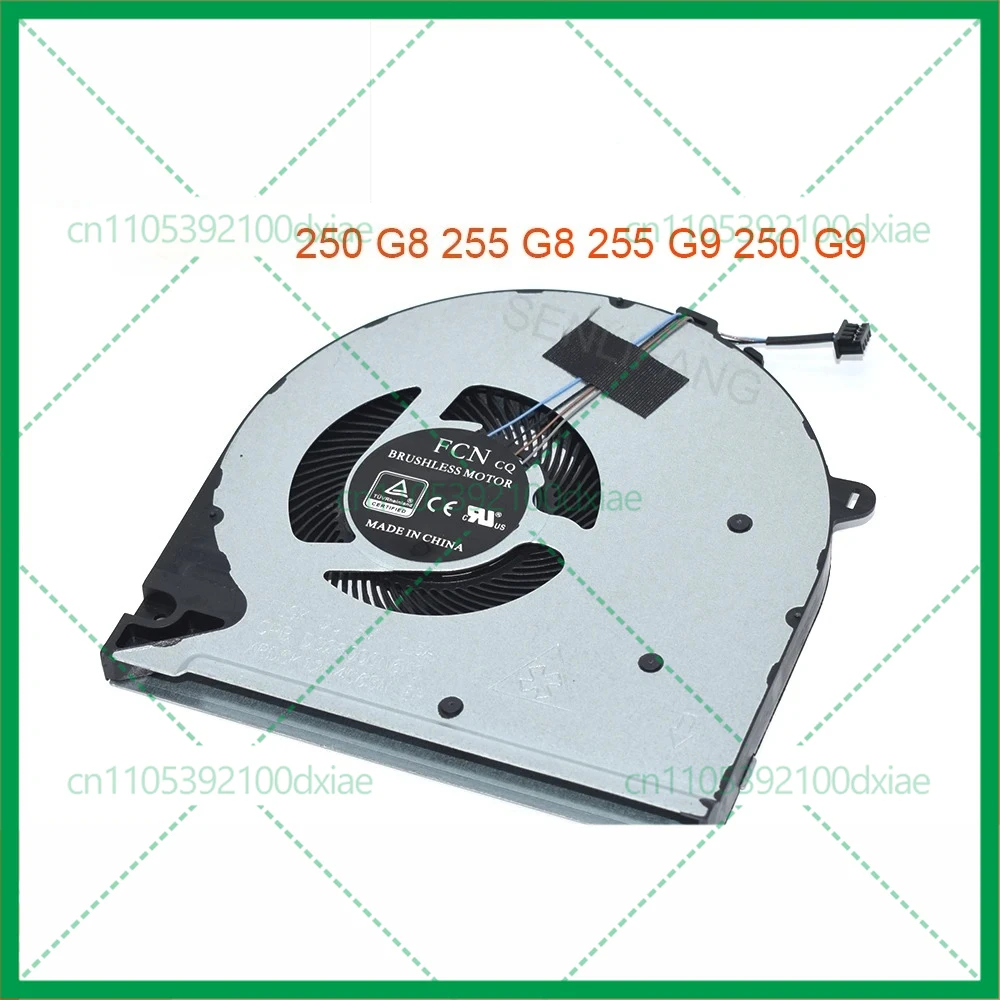 Ventilador de refrigeración de CPU de 4 líneas DC5V para ordenador portátil nuevo L52034-001 para HP 250 G8 255 G8 255 G9 250 G9 15-DU 15S-DU0002TX 15-DW 15S-DY TPN-C139