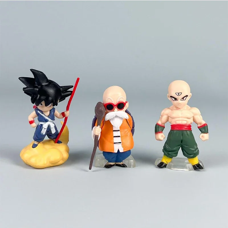 Dragon Ball 8 pz/set personaggi su nuvole di somersault PVC Action Figure Model Collection Toy 3-7cm