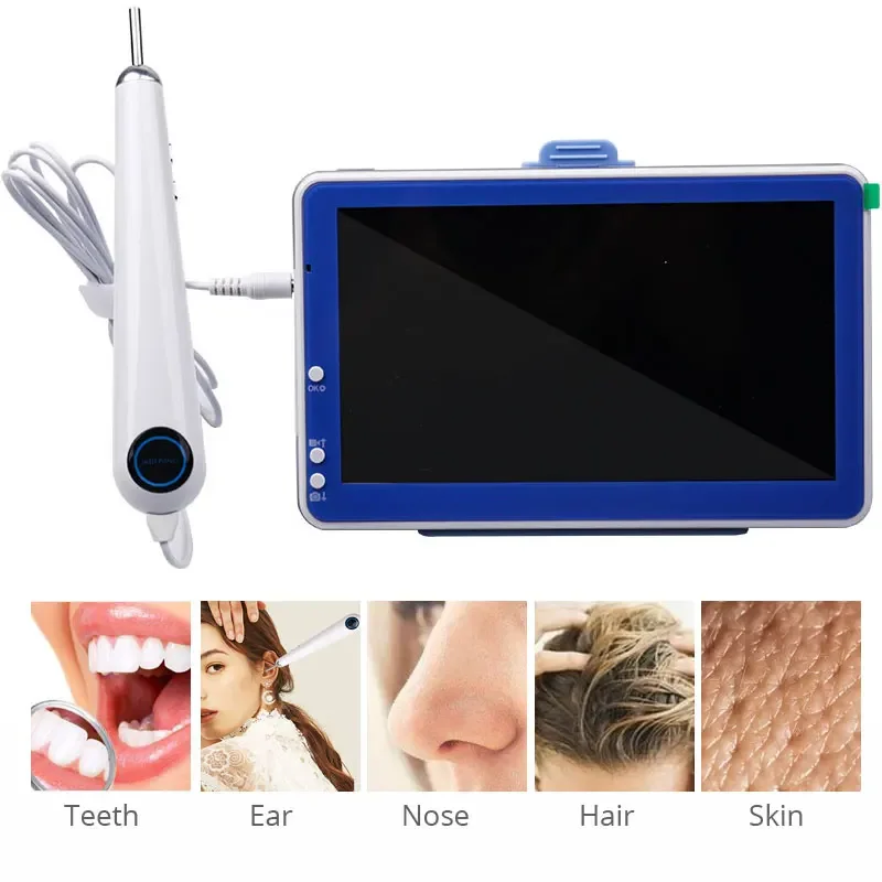 7-inch High-definition Visual Otoscope ENT Endoscope Visual Ear Picking Artifact Nasal Cavity Oral Ear Canal Endoscope Ear Check