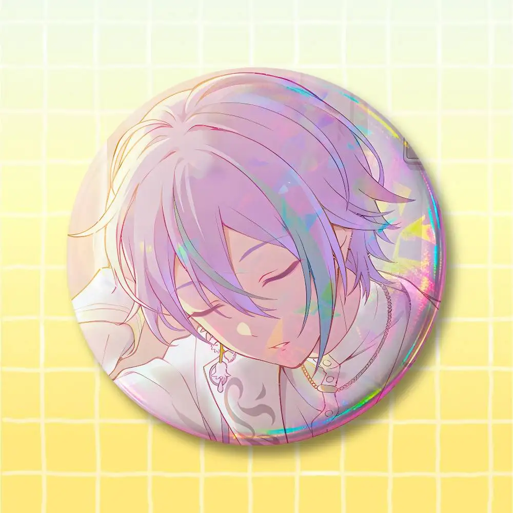 Rui Kamishiro PJSK P-Project Sekai Pin Round Circle Shape Metal Button Pin Badge Pinback Decoration Gifts Clothes Decor