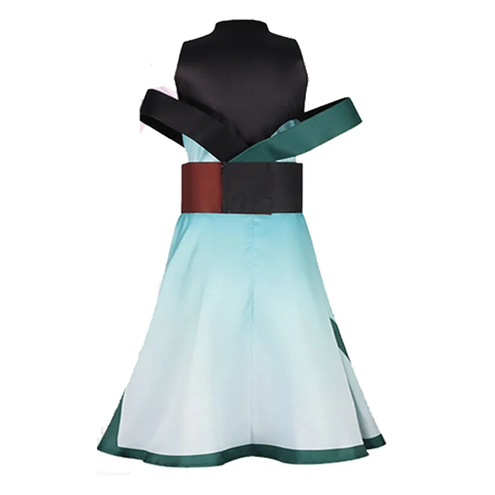 green emerald velvet dress Women Anime Cosplay Dress Off the Shoulder Costume Outfit Full Set God   DAZCOS