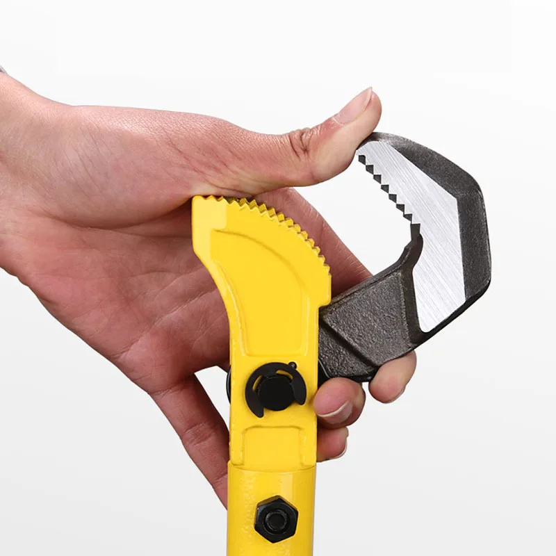 Llave de barra de refuerzo rápida, alicates de tubo universales de rosca recta, acero de alto carbono, Grado Industrial, llave de tubo duradera, herramienta de alto par