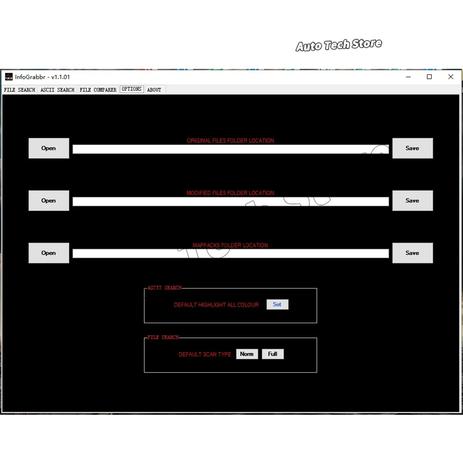 InfoGrabbr Information and File Testing Software for File Serach Remap Files Remove Letters/Numbers/Spaces/Special Characters