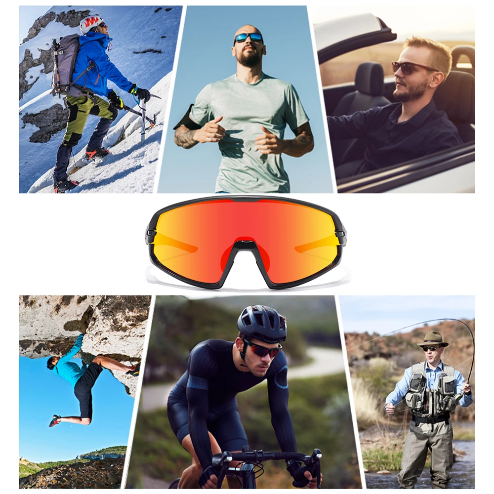 AEIKE Cycling Glasses Sports Polarized Sunglasses UV Protection Eyewear Men Women Outdoor MTB Bike Bicycle Photochromic Goggles