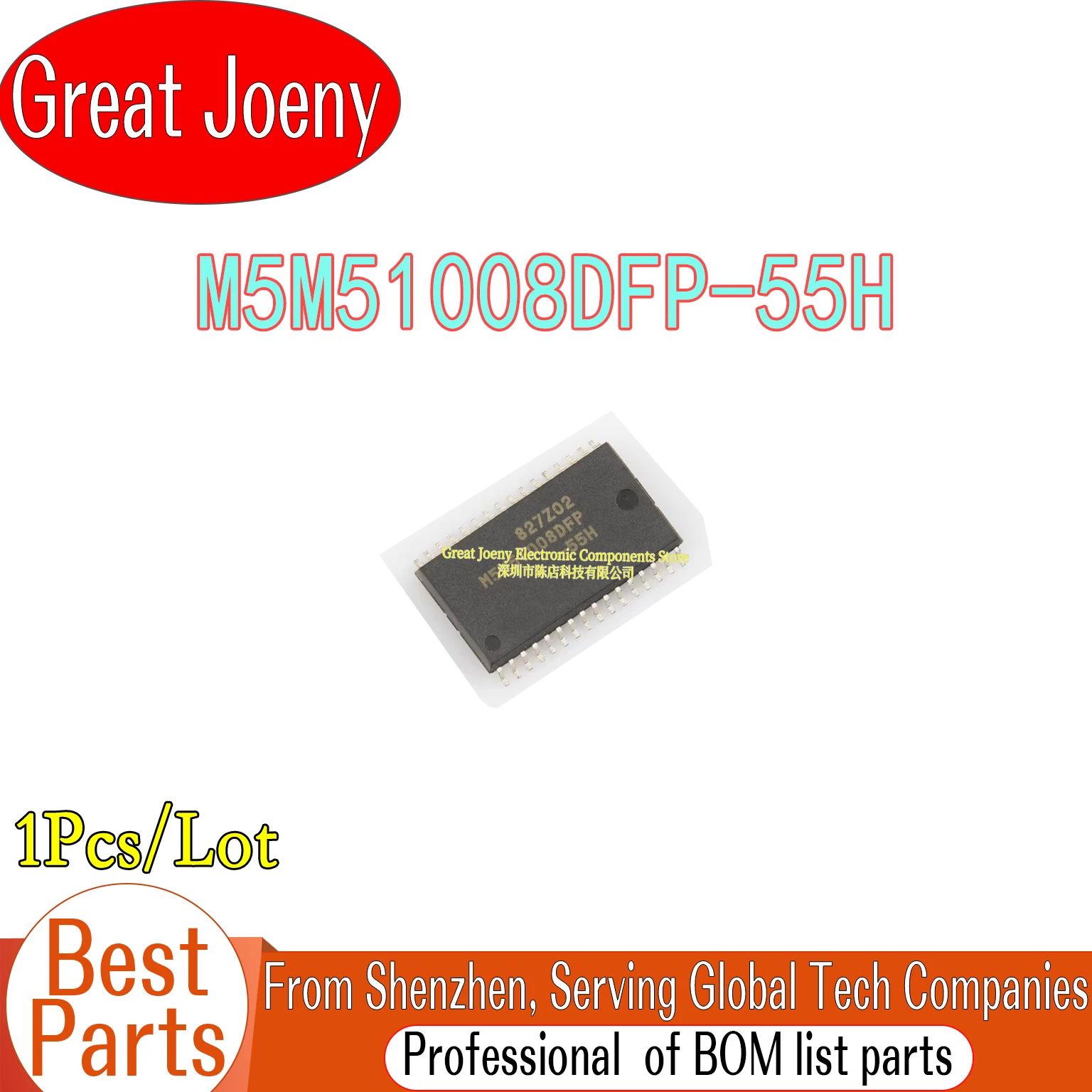 

100% New Original M5M51008DFP M5M51008DFP-55H Memory IC Chipset SOP-32