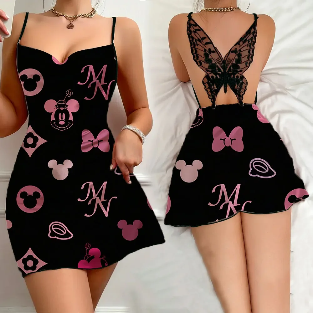 Night Wear Woman Sexy Pajamas for Women Sleep Dress Disney Lovely Women Sleepwear One Piece Dress New Dresses D/party Erotic